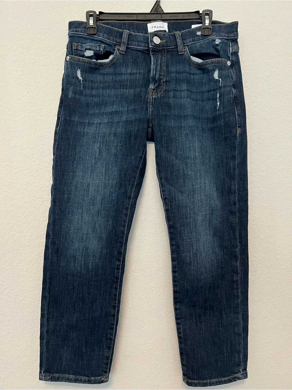 FRAME Le Garcon Crop denim women’s jeans size 28 - Picture 2 of 13